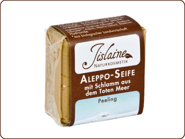 Aleppo-Seife mit Schlamm aus dem Toten Meer, 100g - Jislaine Naturkosmetik