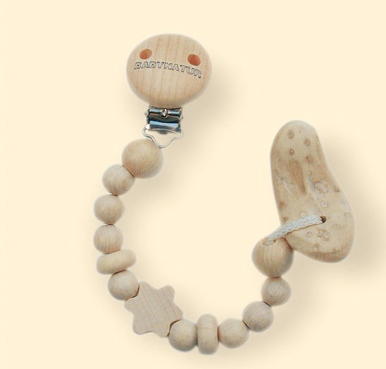 Veilchenwurzel mit Schnullerkette - Babynatur