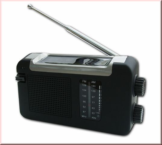 Cheetah - das umweltfreundliche Dynamo & Solar UKW/MW Radio - Powerplus
