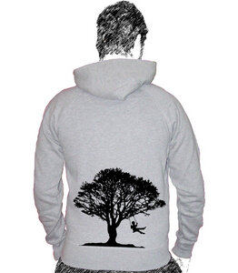 Unisex Hoodie 'Schaukel Baum' - Sweet-DirAction