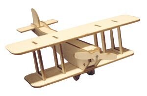Holz-Doppeldecker - Steckbausatz - Sol-Expert