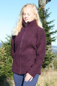 Wollfleece-Jacke - Engel natur
