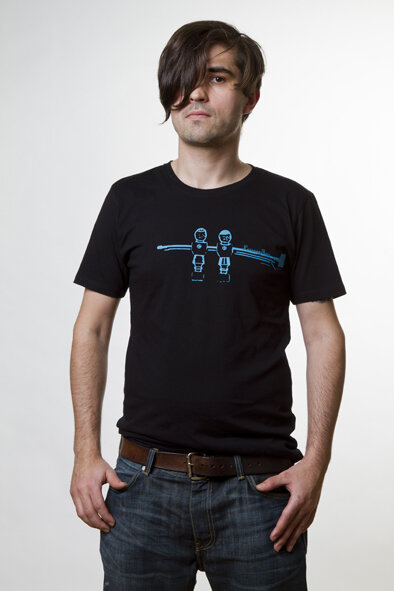 T-Shirt 'kicker' men - neu  - LaissezFair