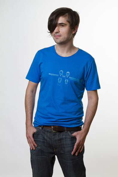 T-Shirt 'kicker' men - neu  - LaissezFair