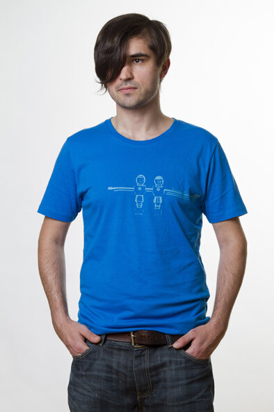 T-Shirt 'kicker' men - neu  - LaissezFair