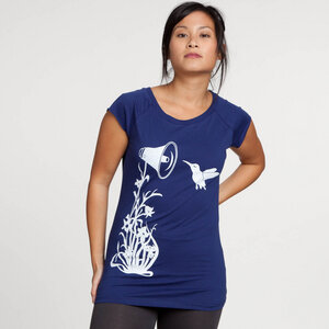 FellHerz T-Shirt Kolibri blau - FellHerz