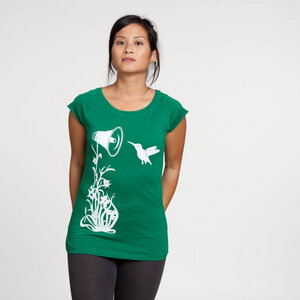 FellHerz T-Shirt Kolibri grün - FellHerz