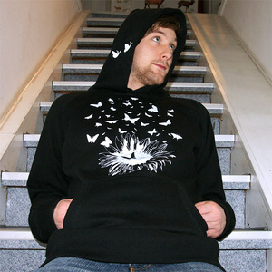 'sommersehnsüchtig' Männer HOODIE FAIR WEAR - shop handgedruckt