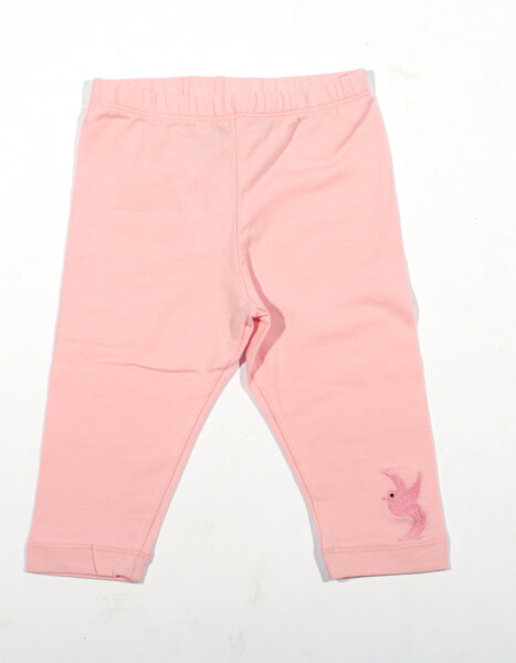 Baby Leggings hellrosa mit Logo Stickerei - Preciosa