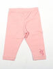 Baby Leggings hellrosa mit Logo Stickerei - Preciosa