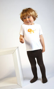 Baby T-Shirt weiß mit Druck 'Löwe' - Preciosa