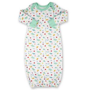 Green Baby Schlafhemd, Farbe: farmyard print - Green Baby