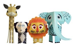 Papier-Bastel-Set - The Wild Bunch - mibo