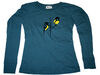 Bio- & Fair-Trade-Frauenlongsleeve 'Kohlmeise' - Hirschkind