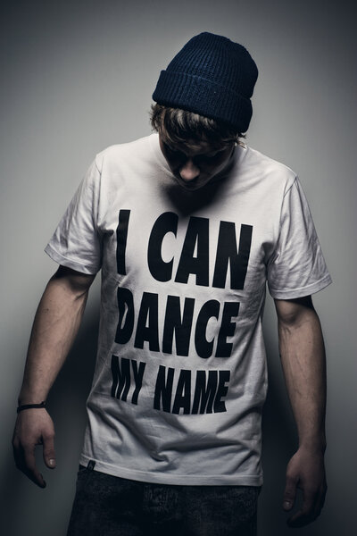 'I CAN DANCE MY NAME' T-Shirt schwarz - bleed