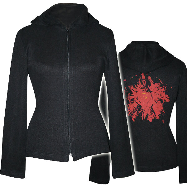 Kapuzenjacke Serenity Black - hempme
