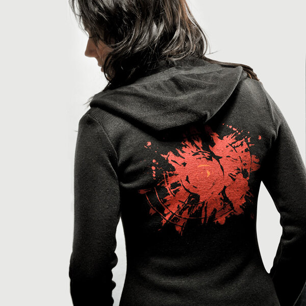 Kapuzenjacke Serenity Black - hempme