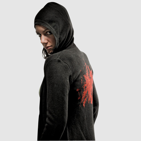 Kapuzenjacke Serenity Black - hempme