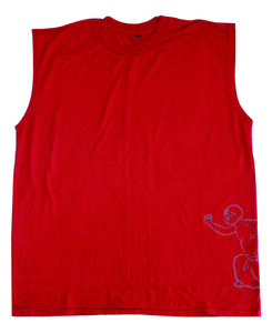 Mens Sleeveless Tee with Medicine Man - Chakura by Ku Ambiance