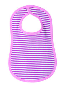 Lätzchen rosa-weiß  - biobaby