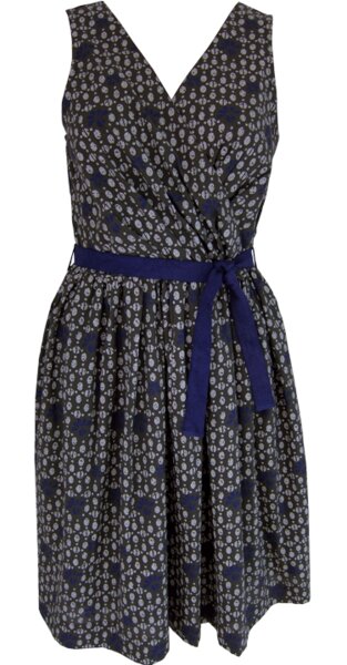 Wickelkleid im Retro Tribal Print - bibico