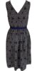 Wickelkleid im Retro Tribal Print - bibico
