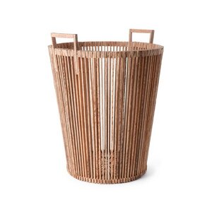 hoher Korb aus Palmholz - Fair Trade Original