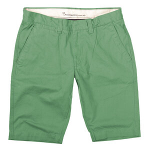 Twisted Twill Short grün - KnowledgeCotton Apparel