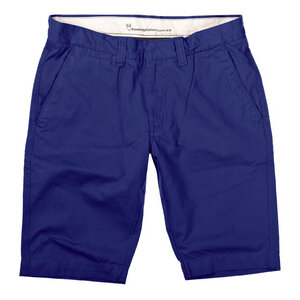 Twisted Twill Short blau - Knowledge Cotton Apparel
