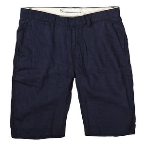 Leinen Short dunkelblau - Knowledge Cotton Apparel