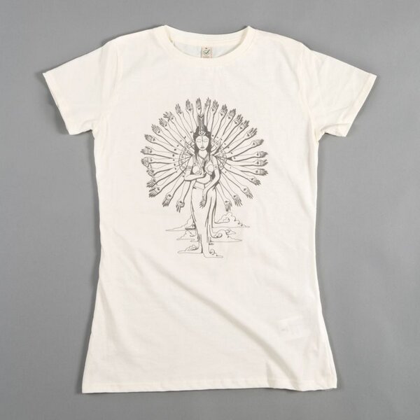 Women T-Shirt GUAN YIN natur - MR. NELSON ecowear
