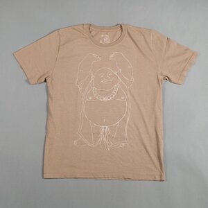 T-Shirt HAPPY BUDDHA braun - MR. NELSON ecowear