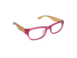 Nerd Brille - PINK - woodlike - Eco Unit T