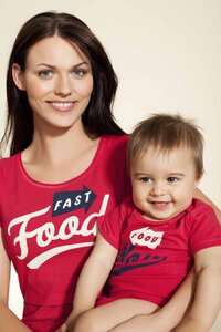 Boob Mama und Baby Twinset, Farbe: rot - Boob