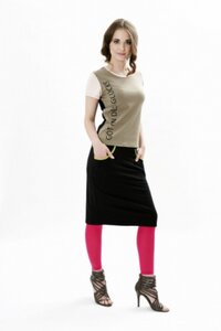 Shirt Lakshmi khaki - Göttin des Glücks