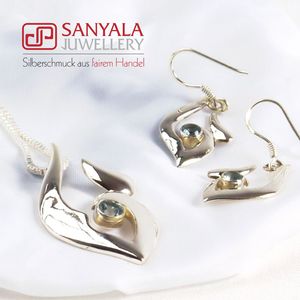 Silber-Schmuckset FLAME Fairtrade - SANYALA