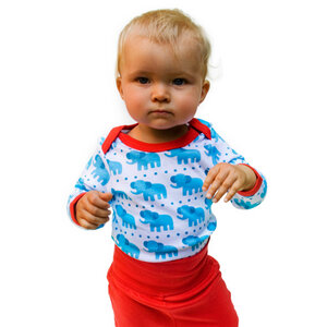 sture♥lisa Bio Baumwolle Body Elefantenprint - Sture & Lisa