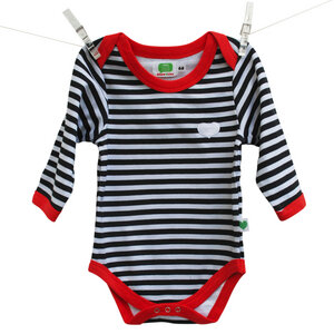 sture♥lisa Bio Baumwolle Body Ringel Druck - Sture & Lisa