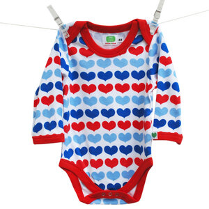 sture♥lisa Bio Baumwolle Body Herzen Druck - Sture & Lisa