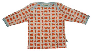 Shirt Langarm mit Meerestieren - loud + proud
