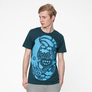 Dope T-Shirt boyblue/deep teal - THOKKTHOKK