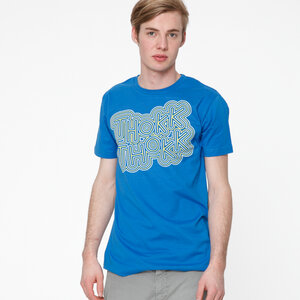 Centric Logo T-Shirt french blue - THOKKTHOKK