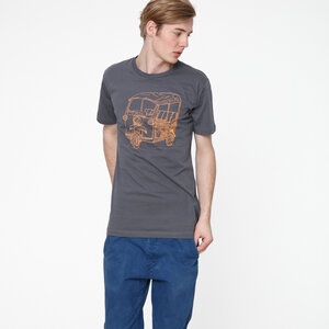 Tuk Tuk T-Shirt beige/castlerock - THOKKTHOKK