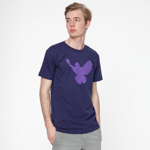 Pigeon T-Shirt purple/blueprint - THOKKTHOKK