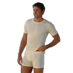 Engel 2er Pack Bio Baumwolle Herren Shirt - Engel natur
