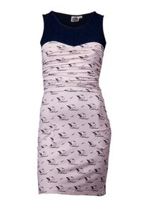 Kleid Dora, cream & navy - Nancy Dee
