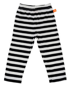 Kinder-Leggins Schwarz-Weiß - Lipfish