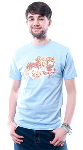 Summer Feelings T-Shirt blau - 108 Degrees