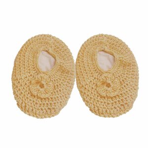 Aravore Baby Strick Slippers, Farbe: gelb - Aravore