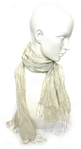 Seidenschal beige - Preciosa